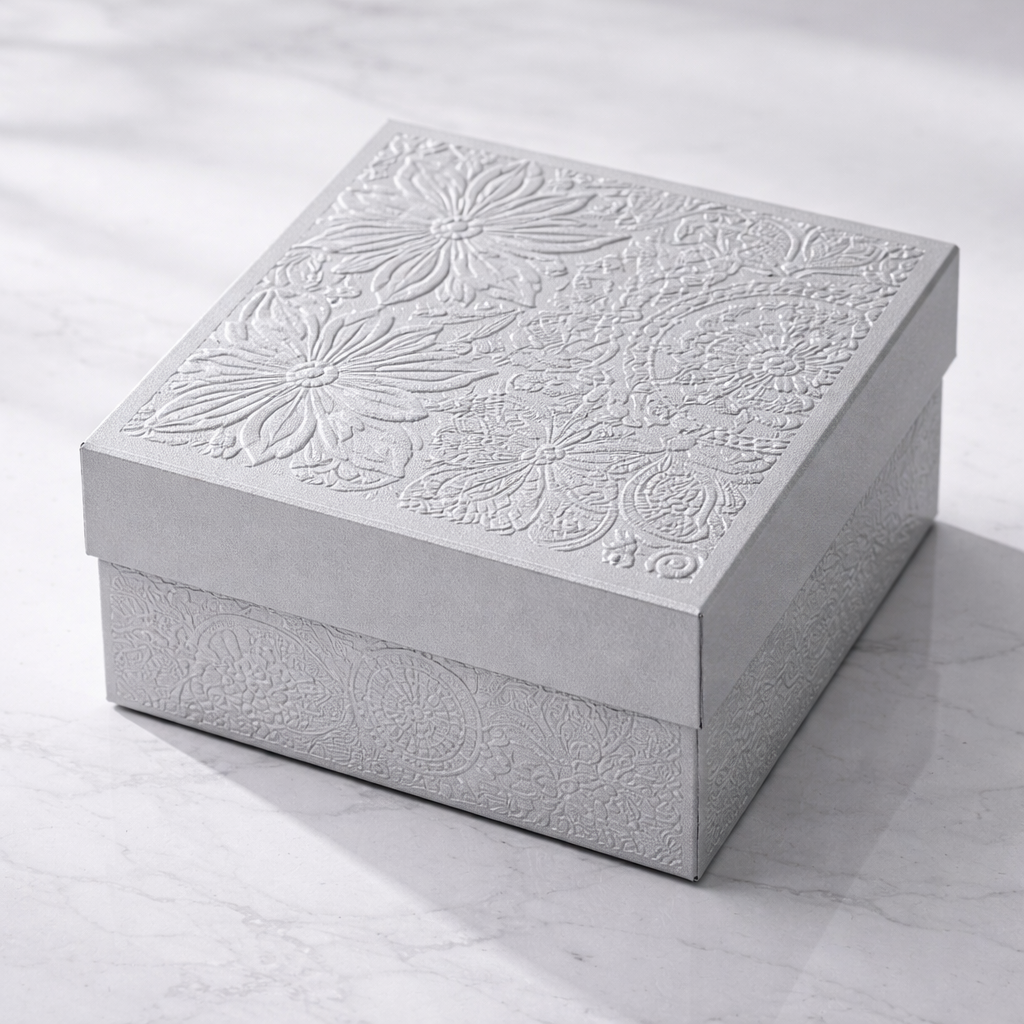 box with embossing