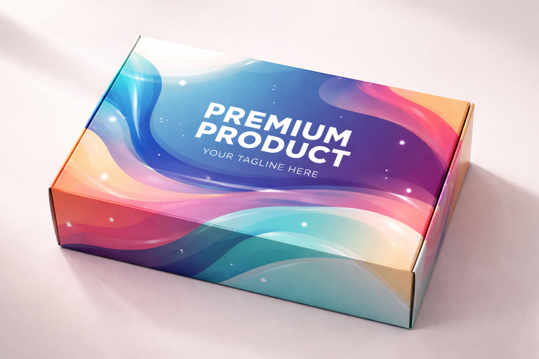 aqueous coating on box